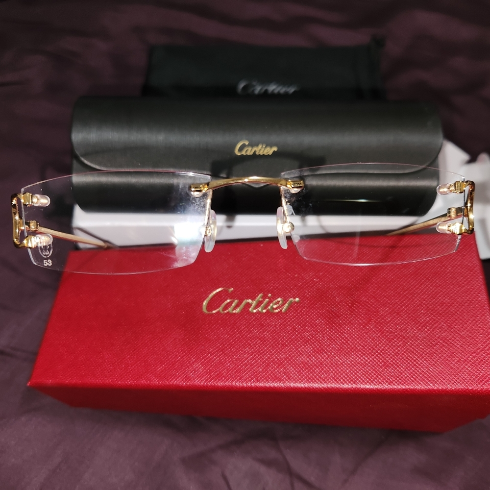 🔥CARTIER EYEGLASSES 53 - Picture 6 of 8